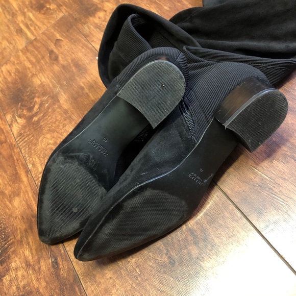 Suede over-knee boots - Picture 2 of 3